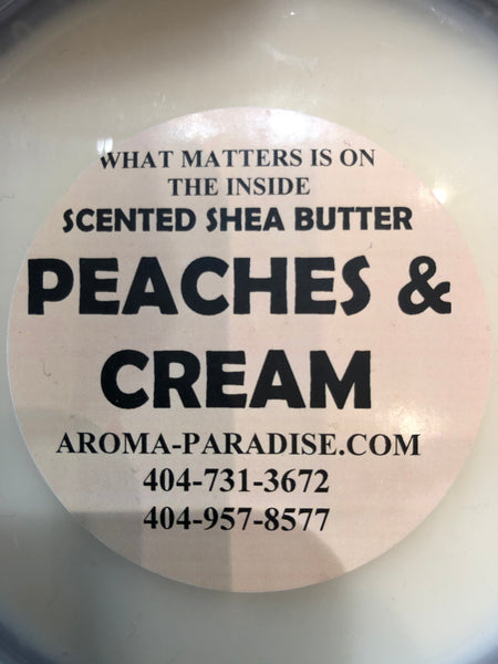 Peaches and Cream Scented Shea Butter